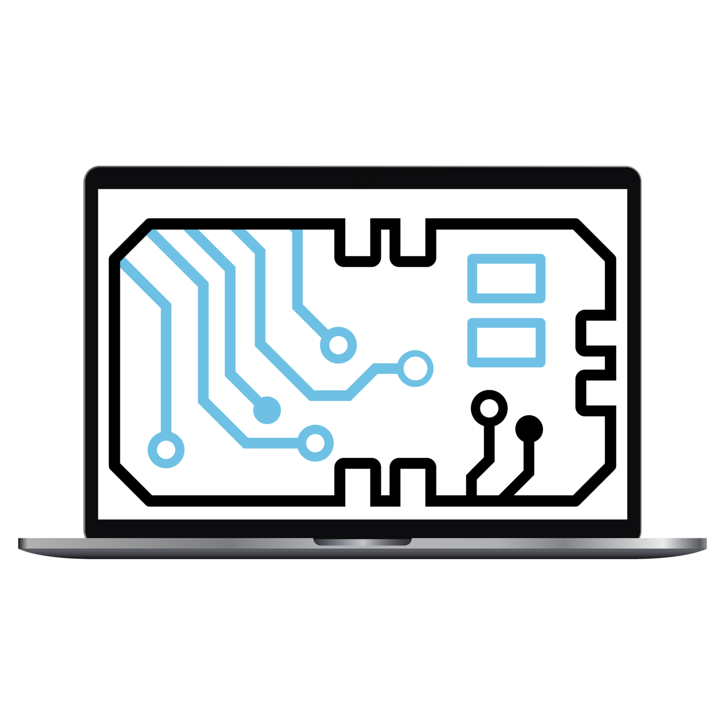 MacBook Pro 13" 2020 Intel Ladeport I/O Board Austausch